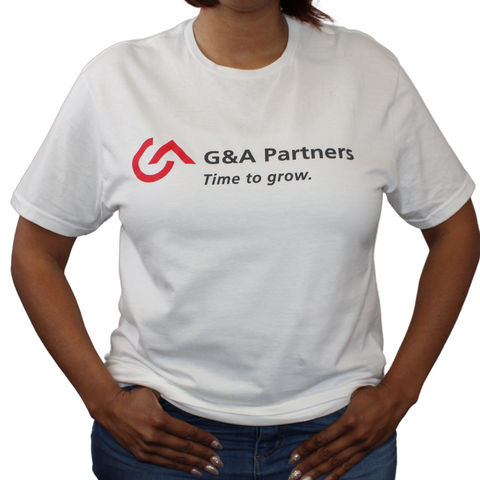 White G&A T-shirt (Unisex)