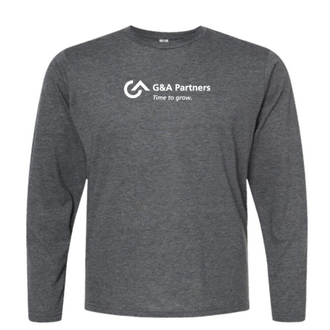 Long-sleeve Dark Grey G&A T-shirt (Unisex)