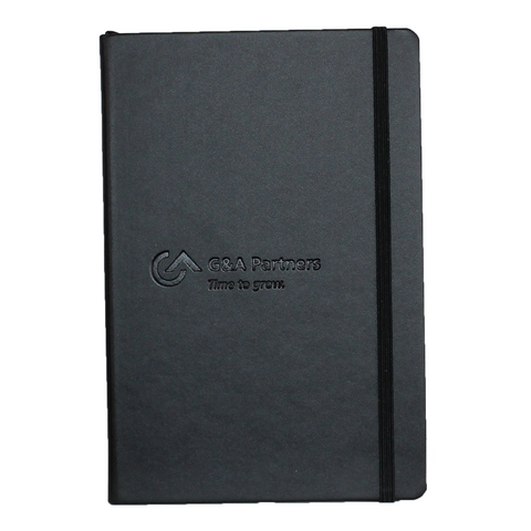 Classic Embossed Leather Notebook